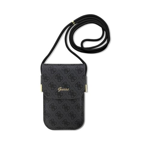 Guess 4G Metal Script Logo - Torebka crossbody na telefon (czarny) Guess Guess 4G Metal Script Logo - Torebka crossbody na telefon (czarny) Guess
