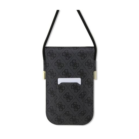 Guess 4G Metal Script Logo - Torebka crossbody na telefon (czarny) Guess Guess 4G Metal Script Logo - Torebka crossbody na telefon (czarny) Guess