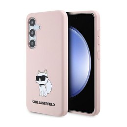 Karl Lagerfeld Silicone Choupette - Etui Samsung Galaxy S24 (różowy) Karl Lagerfeld