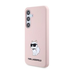 Karl Lagerfeld Silicone Choupette - Etui Samsung Galaxy S24 (różowy) Karl Lagerfeld