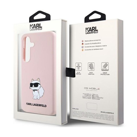 Karl Lagerfeld Silicone Choupette - Etui Samsung Galaxy S24 (różowy) Karl Lagerfeld Karl Lagerfeld Silicone Choupette - Etui Samsung Galaxy S24 (różowy) Karl Lagerfeld