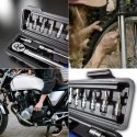 Klucz dynamometryczny rowerowy 2-24 Nm 1/4" zestaw nasadek 15 elementów E-hurtownia