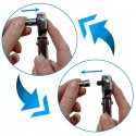Klucz dynamometryczny rowerowy 2-24 Nm 1/4" zestaw nasadek 15 elementów E-hurtownia