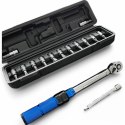 Klucz dynamometryczny rowerowy 2-24 Nm 1/4" zestaw nasadek 15 elementów E-hurtownia