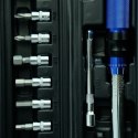Klucz dynamometryczny rowerowy 2-24 Nm 1/4" zestaw nasadek 15 elementów E-hurtownia
