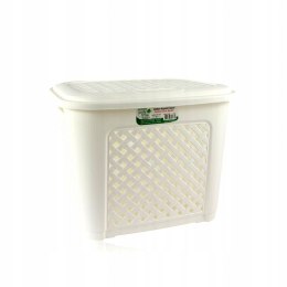Kosz RATTAN 19L biały 28x36x28cm Katex