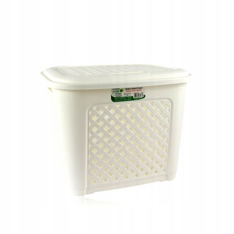 Kosz RATTAN 19L biały 28x36x28cm Katex Kosz RATTAN 19L biały 28x36x28cm Katex