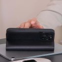 Moshi Overture MagSafe - Skórzane etui 3w1 z klapką iPhone 16 Pro Max (Charcoal Black) Moshi