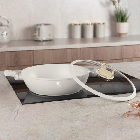 PŁASKI GARNEK TYTANOWY Z POKRYWĄ 28cm BERLINGER HAUS BH-8068 SAHARA BERLINGER HAUS PŁASKI GARNEK TYTANOWY Z POKRYWĄ 28cm BERLINGER HAUS BH-8068 SAHARA BERLINGER HAUS