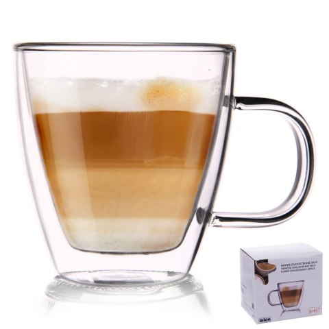 SZKLANKA TERMICZNA 180ml Z PODWÓJNĄ SCIANKĄ DO KAWY ORION SZKLANKA TERMICZNA 180ml Z PODWÓJNĄ SCIANKĄ DO KAWY ORION