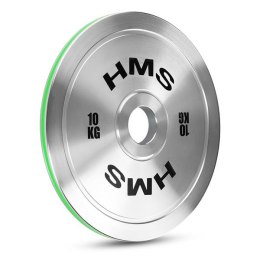 TOS100 TALERZ OLIMPIJSKI STALOWY KALIBROWANY 10 KG HMS HMS