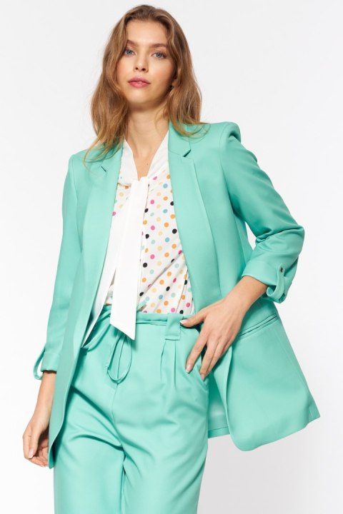 Seledynowa marynarka oversize Z43 Seledyn - Nife Seledynowa marynarka oversize Z43 Seledyn - Nife