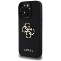 Guess Grained Big 4G Logo Small Classic Logo - Etui do iPhone 16 Pro Max (czarny) Guess