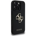 Guess Grained Big 4G Logo Small Classic Logo - Etui do iPhone 16 Pro Max (czarny) Guess
