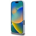 Guess Grained Big 4G Logo Small Classic Logo - Etui do iPhone 16 Pro Max (niebieski) Guess