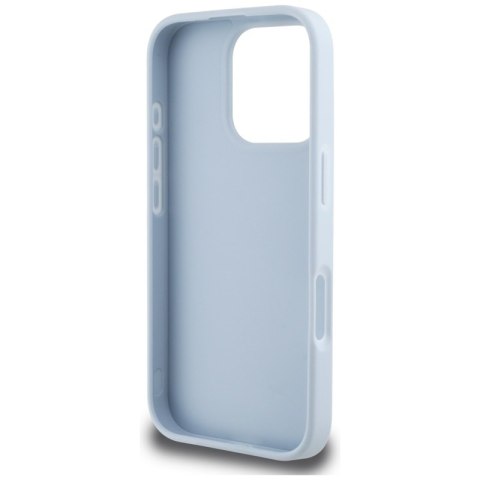Guess Grained Big 4G Logo Small Classic Logo - Etui do iPhone 16 Pro Max (niebieski) Guess Guess Grained Big 4G Logo Small Classic Logo - Etui do iPhone 16 Pro Max (niebieski) Guess
