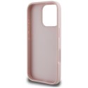 Guess Grained Big 4G Logo Small Classic Logo - Etui do iPhone 16 Pro Max (różowy) Guess