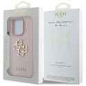 Guess Grained Big 4G Logo Small Classic Logo - Etui do iPhone 16 Pro Max (różowy) Guess