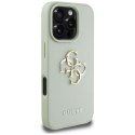 Guess Grained Big 4G Logo Small Classic Logo - Etui do iPhone 16 Pro Max (zielony) Guess