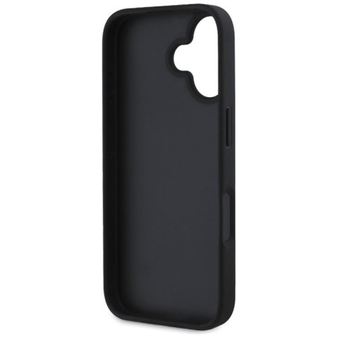 Guess Grained Big 4G Logo Small Classic Logo - Etui do iPhone 16 (czarny) Guess Guess Grained Big 4G Logo Small Classic Logo - Etui do iPhone 16 (czarny) Guess