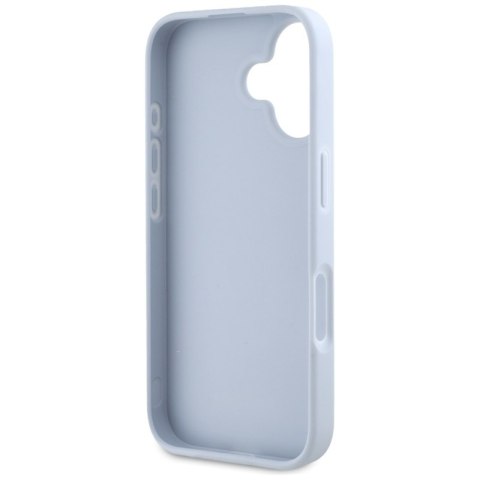 Guess Grained Big 4G Logo Small Classic Logo - Etui do iPhone 16 (niebieski) Guess Guess Grained Big 4G Logo Small Classic Logo - Etui do iPhone 16 (niebieski) Guess