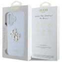 Guess Grained Big 4G Logo Small Classic Logo - Etui do iPhone 16 (niebieski) Guess