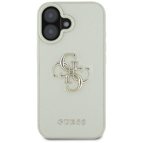 Guess Grained Big 4G Logo Small Classic Logo - Etui do iPhone 16 (zielony) Guess Guess Grained Big 4G Logo Small Classic Logo - Etui do iPhone 16 (zielony) Guess