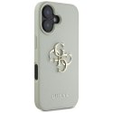 Guess Grained Big 4G Logo Small Classic Logo - Etui do iPhone 16 (zielony) Guess