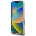 Guess Hot Stamp 4G Pattern Triangle Metal Logo - Etui do iPhone 16 Pro Max (różowy) Guess