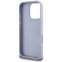 Guess Hot Stamp 4G Pattern Triangle Metal Logo - Etui do iPhone 16 Pro (fioletowy) Guess