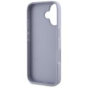 Guess Hot Stamp 4G Pattern Triangle Metal Logo - Etui do iPhone 16 (fioletowy) Guess