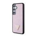 Guess Rhinestone Triangle - Etui Samsung Galaxy S24 (różowy) Guess