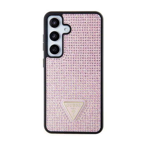 Guess Rhinestone Triangle - Etui Samsung Galaxy S24 (różowy) Guess Guess Rhinestone Triangle - Etui Samsung Galaxy S24 (różowy) Guess