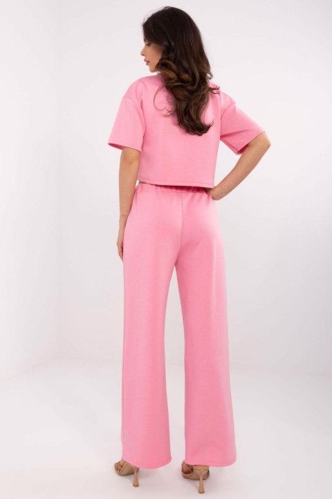 Spodnie Komplet Model DHJ-KMPL-20596.02 Pink - Italy Moda Spodnie Komplet Model DHJ-KMPL-20596.02 Pink - Italy Moda