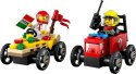 60458 - LEGO City - Zestaw wyścigówek: pizza kontra wóz strażacki LEGO