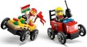 60458 - LEGO City - Zestaw wyścigówek: pizza kontra wóz strażacki LEGO