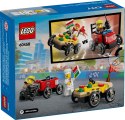 60458 - LEGO City - Zestaw wyścigówek: pizza kontra wóz strażacki LEGO