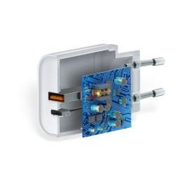 Forever Core ładowarka sieciowa PD+ QC 3.0 1x USB + 1x USB-C 20W biała