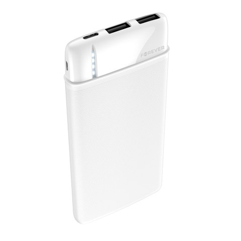 Forever power bank TB-100M 10000 mAh biały Forever power bank TB-100M 10000 mAh biały