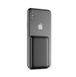 Forever power bank bezprzewodowy WTB-100 PD QC 18W 10000 mAh czarny z przyssawkami