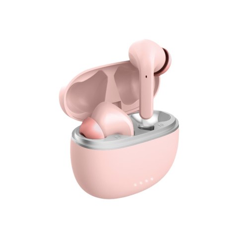 Forever słuchawki Bluetooth ANC TWE-210 Earp z etui ładującym różowy Forever słuchawki Bluetooth ANC TWE-210 Earp z etui ładującym różowy