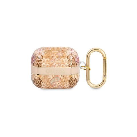 Guess etui do Airpods 3 GUA3HHFLD złote Paisley Guess etui do Airpods 3 GUA3HHFLD złote Paisley