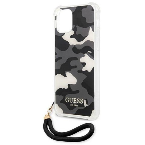 Guess nakładka do iPhone 11 GUHCN61KSARBK czarna hard case Camo Collection Guess nakładka do iPhone 11 GUHCN61KSARBK czarna hard case Camo Collection