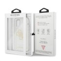 Guess nakładka do iPhone 12 Pro Max 6,7" GUHCP12LPCUGL4GTR przezroczysta hard case Glitter 4G Big Logo