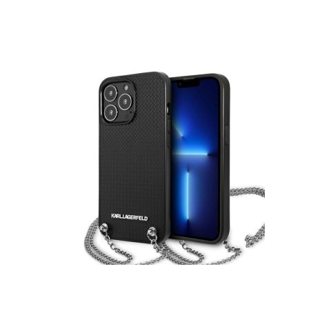 Karl Lagerfeld nakładka do iPhone 13 Pro 6,1" KLHCP13LPMK czarna hard case Chain Logo Karl Lagerfeld nakładka do iPhone 13 Pro 6,1" KLHCP13LPMK czarna hard case Chain Logo