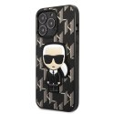 Karl Lagerfeld nakładka do iPhone 13 Pro 6,1" KLHCP13LPMNIKBK czarna hard case Monogram Iconic Karl