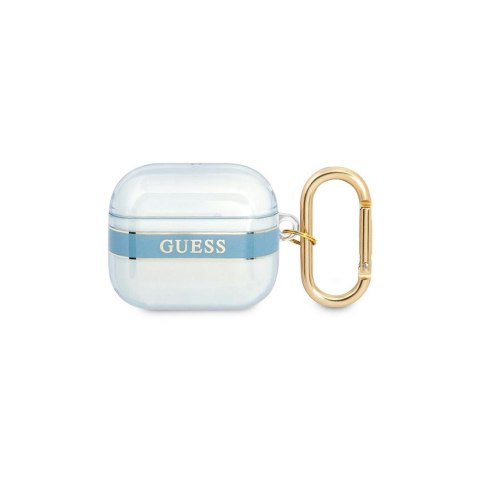 Guess etui do AirPods 3 GUA3HHTSB niebieskie Cord