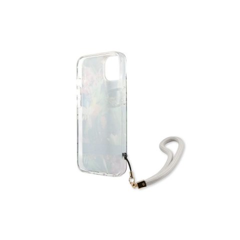 Guess nakładka do iPhone 13 6,1" GUHCP13MHFLSB hard case niebieska Flower Cord Guess nakładka do iPhone 13 6,1" GUHCP13MHFLSB hard case niebieska Flower Cord
