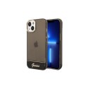 Guess nakładka do iPhone 14 6,1" GUHCP14SHGCOK czarna hardcase Translucent