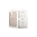 Guess nakładka do iPhone 14 Pro 6,1" GUHCP14L4GMGPI różowa PU Leather 4G Big Metal Logo